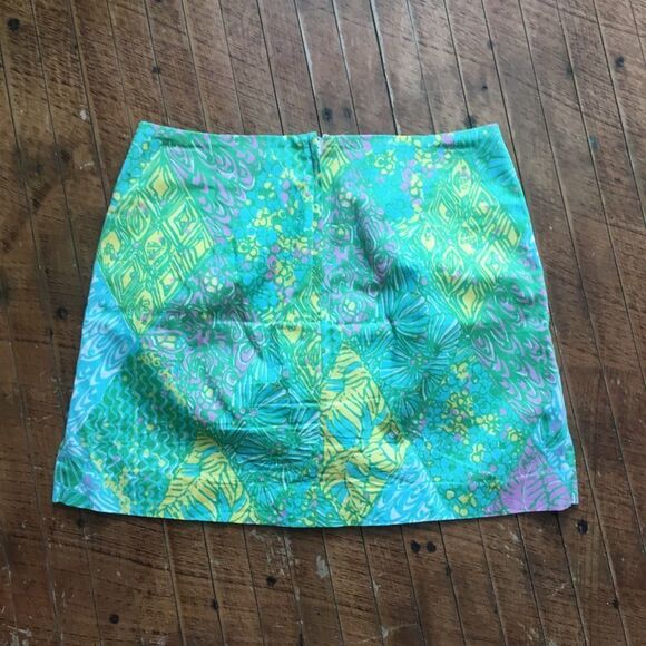 Lilly Pulitzer Sun dance Marigold skort with lace placket - Picture 2 of 3